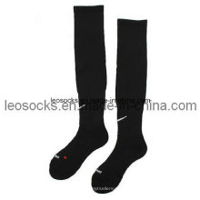 Calcetines de fútbol negros Coolmax (DL-SC-06)